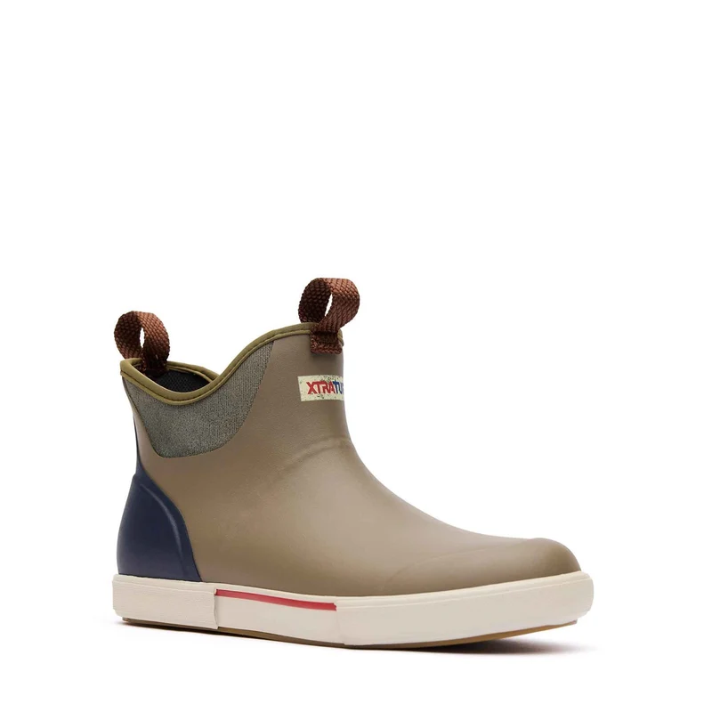 Xtratuf Herren-Ankle-Deckstiefel | Vintage Olivgrün