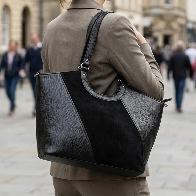 Bellissimo Two Tone Shoulder Bag - BELHETIA44013 / 330 175 - Black