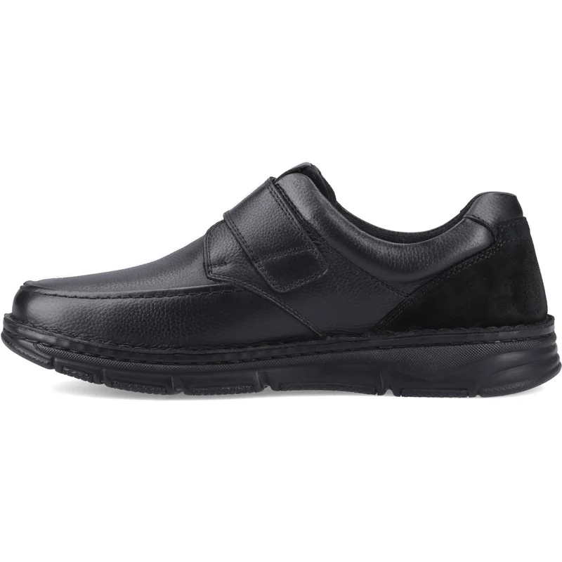 Hush Puppies Herrenschuhe mit Klettverschluss von Forde | Schwarz