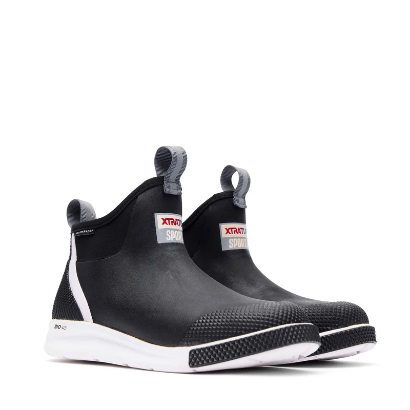 Xtratuf Herren-Ankle-Deckstiefel Sport | Schwarz