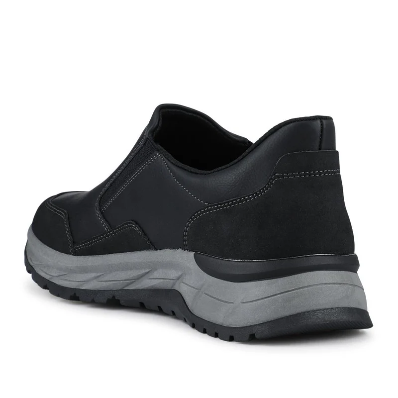 Relife Wide Fit Elasticated Slip-On Shoes - RELIF42001 / 327 807 - Black