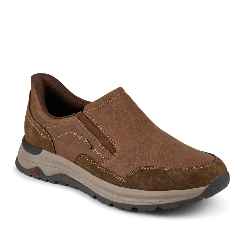 Relife Wide Fit Elasticated Slip-On Shoes - RELIF42001 / 327 807 - Cognac