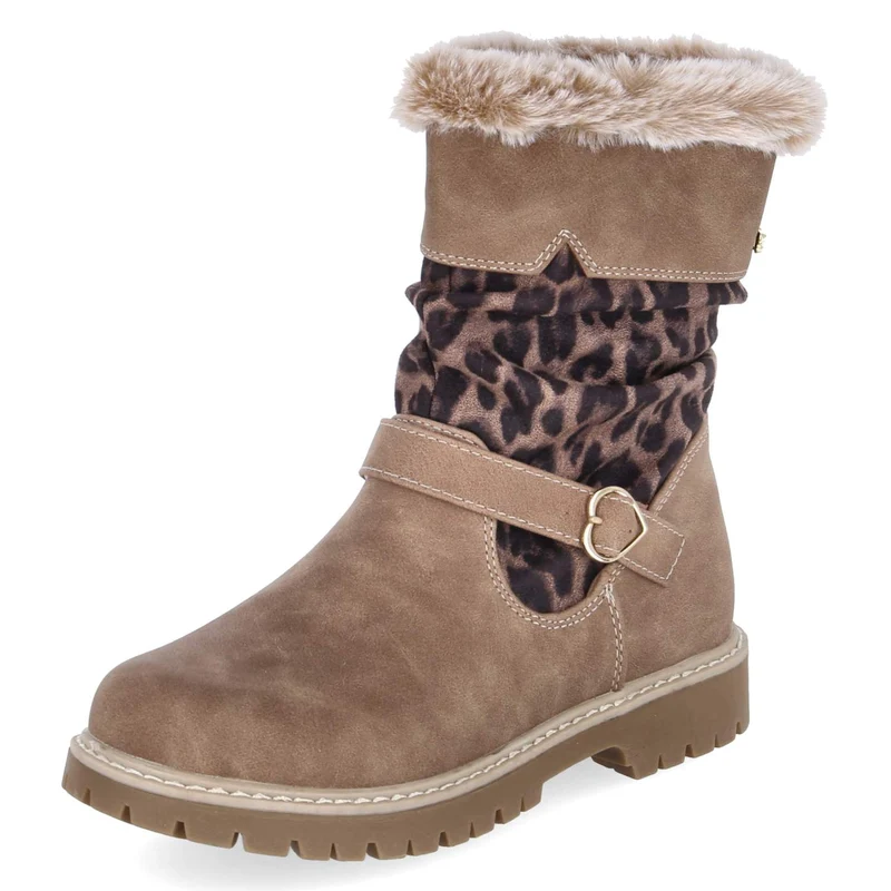 Winterstiefel Beige