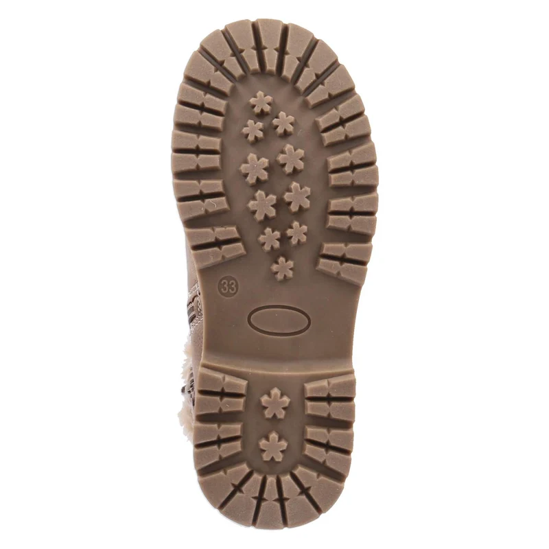 Winterstiefel Beige