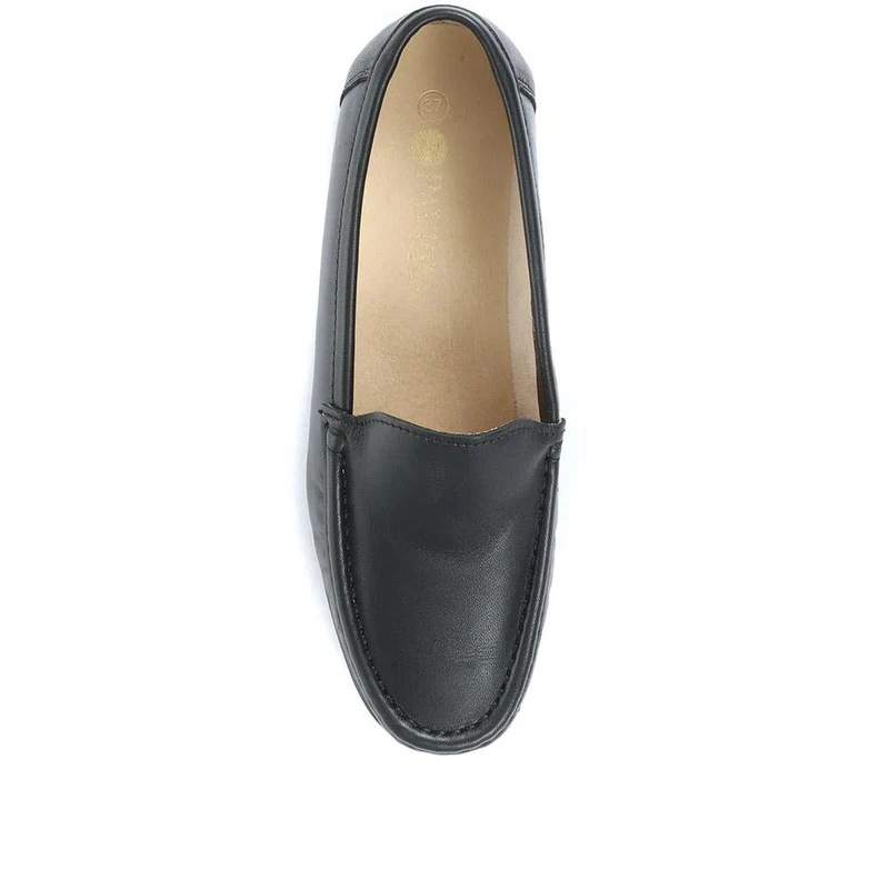 Smart Leather Loafers - CONT2400 / 309 091 - Black