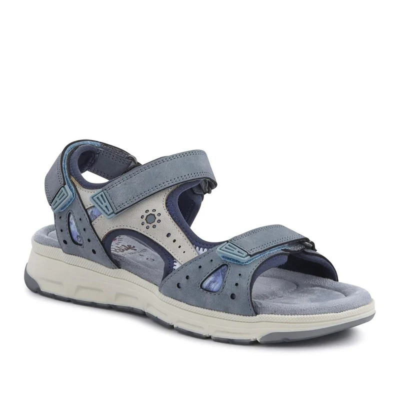 Wide-Fit Shock-Absorbing Sandals - RELIF41009 / 327 187 - Light Blue