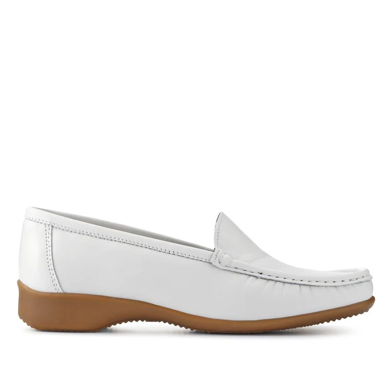 Smart Leather Loafers - CONT2400 / 309 091 - White