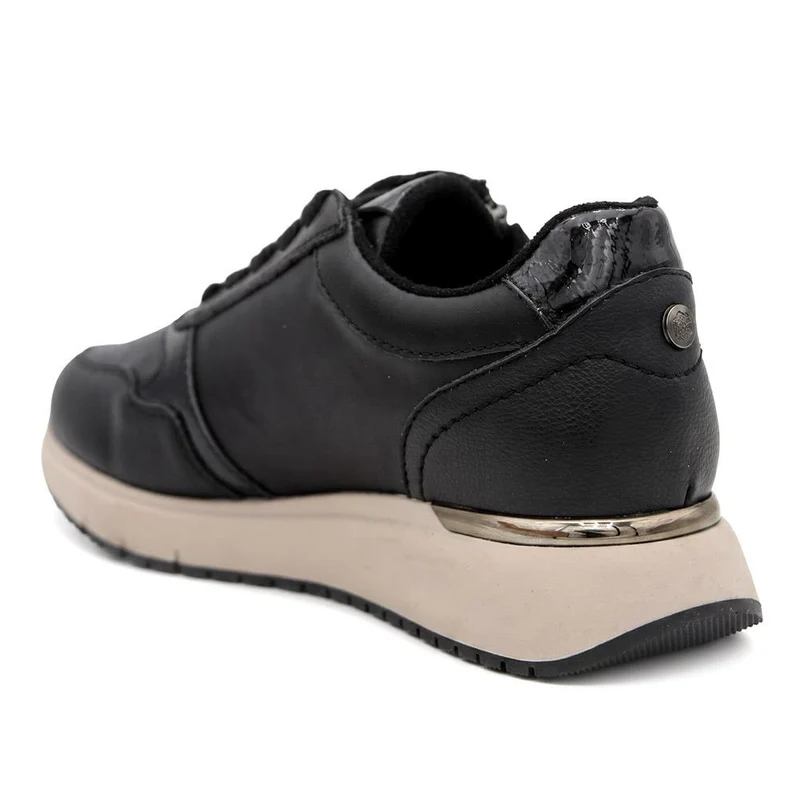 Lightweight Zip & Lace Fasten Trainers - WBINS44043 / 329 606 - Black