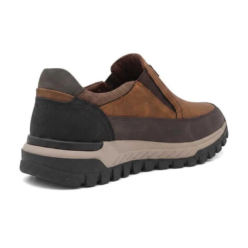Relife Extra Wide Slip On Trainers - RELIF44004 / 329 851 - Cognac
