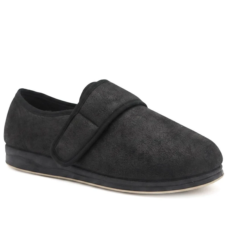 EasyFit Extra Wide Adjustable Fit Slippers - NICHOLAS / 330 323