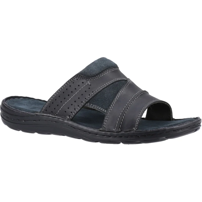 Hush Puppies Archer Herrensandale | Schwarz