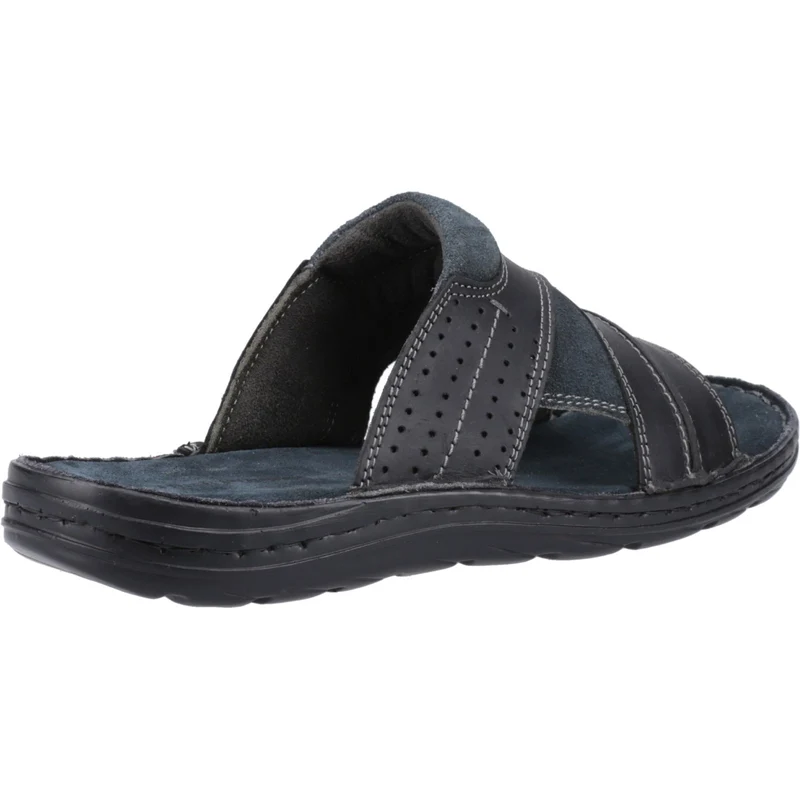 Hush Puppies Archer Herrensandale | Schwarz
