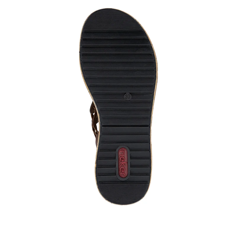 Rieker Damen-Keilsandalen | Braun