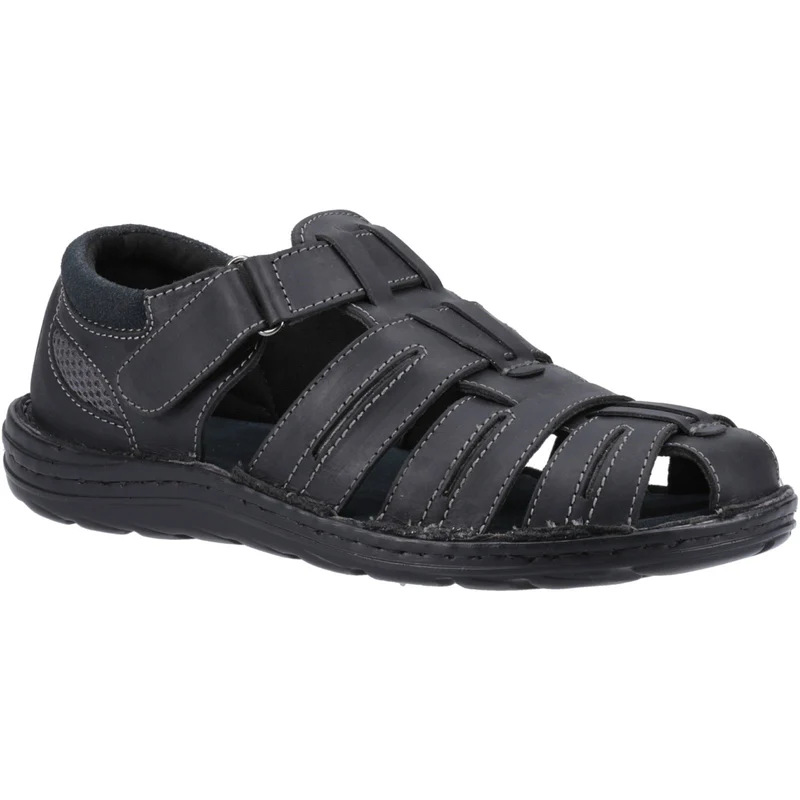 Hush Puppies Albert Herrensandale | Schwarz