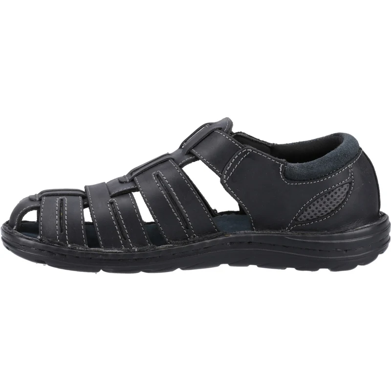 Hush Puppies Albert Herrensandale | Schwarz