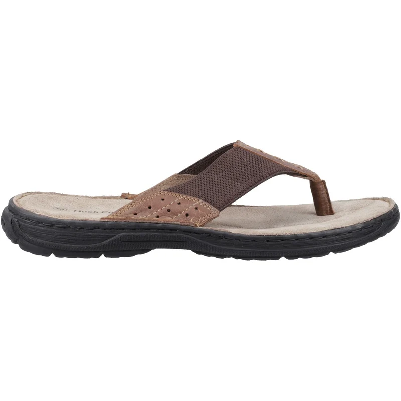 Hush Puppies Herren Alan Toepost Sandale | Bräunen