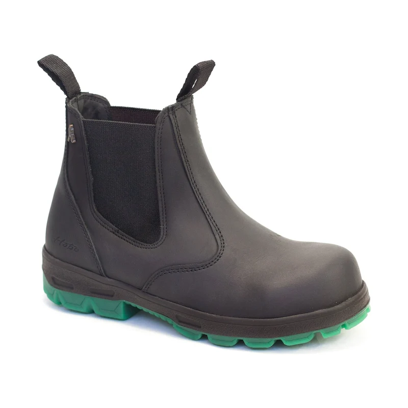 Hobo Reitstiefelette Australian Safety mit Stahlkappe EN green