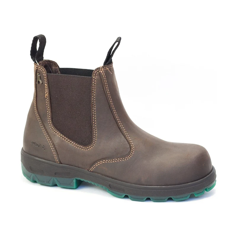 Hobo Reitstiefelette Australian Safety mit Stahlkappe EN green