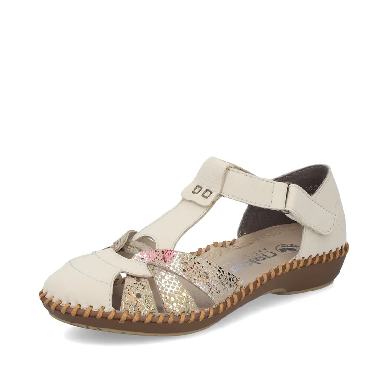 Rieker Damen-Mary-Jane-Schuh | Beige