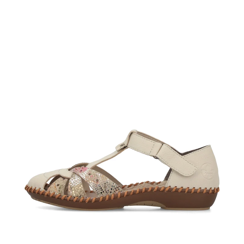 Rieker Damen-Mary-Jane-Schuh | Beige