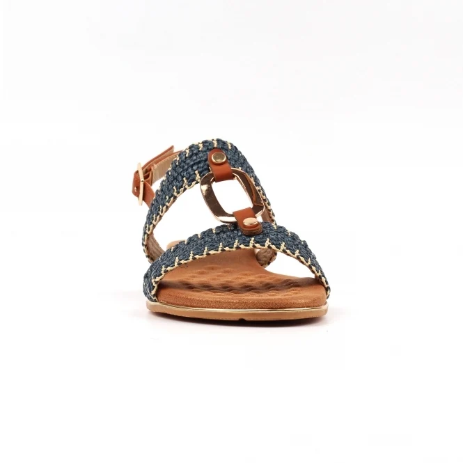 Lunar Jules Fashion Damen-Sandalen zum Hineinschlüpfen | Marineblau