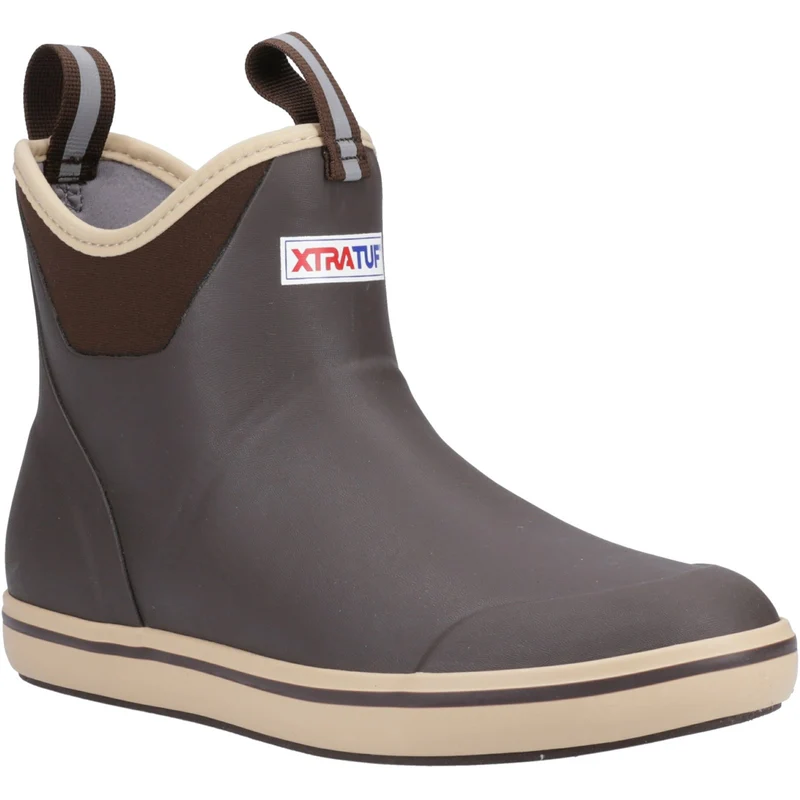 Xtratuf Herren-Ankle-Deckstiefel | Schokoladenbraun
