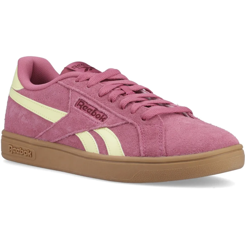 Reebok Damen-Retro-Sneaker Court | Studio Pink Yellow Haze Black Cherry