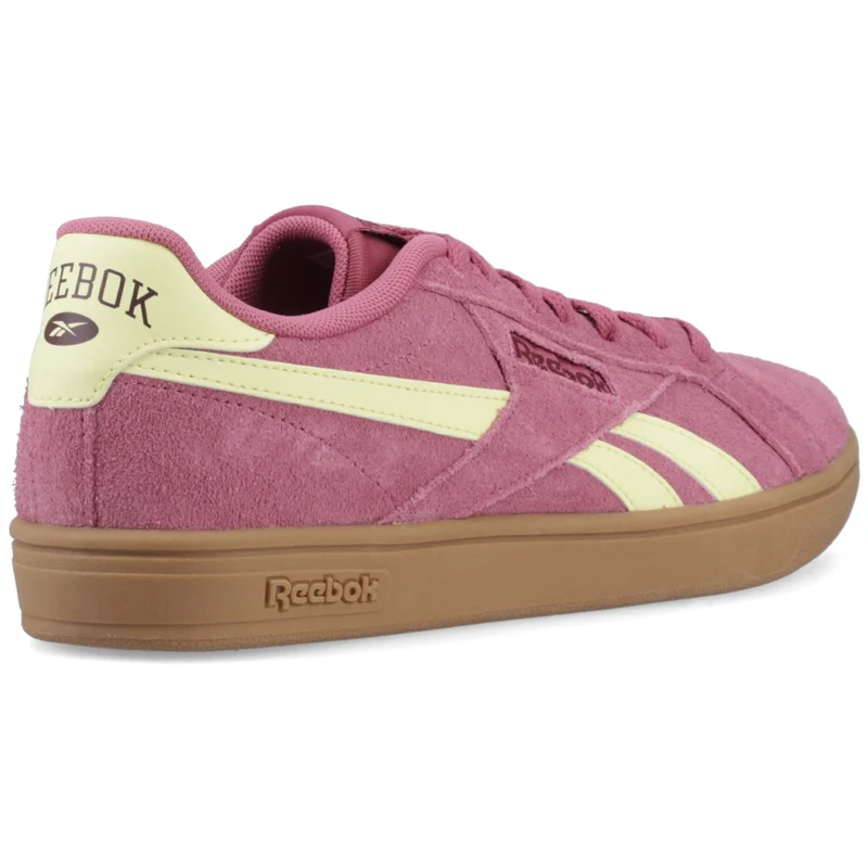 Reebok Damen-Retro-Sneaker Court | Studio Pink Yellow Haze Black Cherry