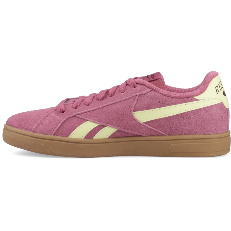 Reebok Damen-Retro-Sneaker Court | Studio Pink Yellow Haze Black Cherry