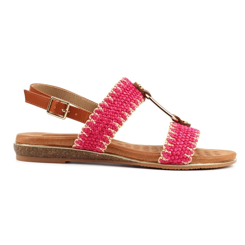 Lunar Jules Fashion Damen-Sandalen zum Hineinschlüpfen | Rosa