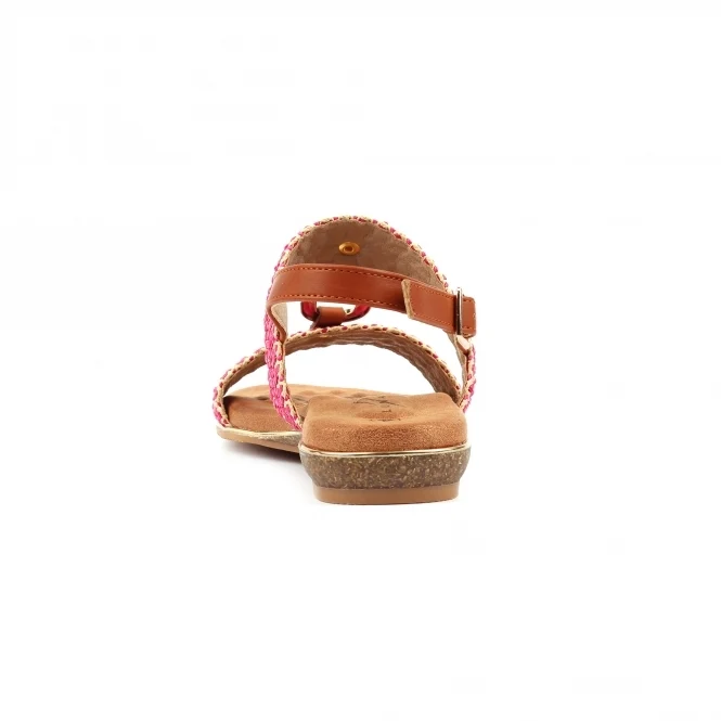 Lunar Jules Fashion Damen-Sandalen zum Hineinschlüpfen | Rosa