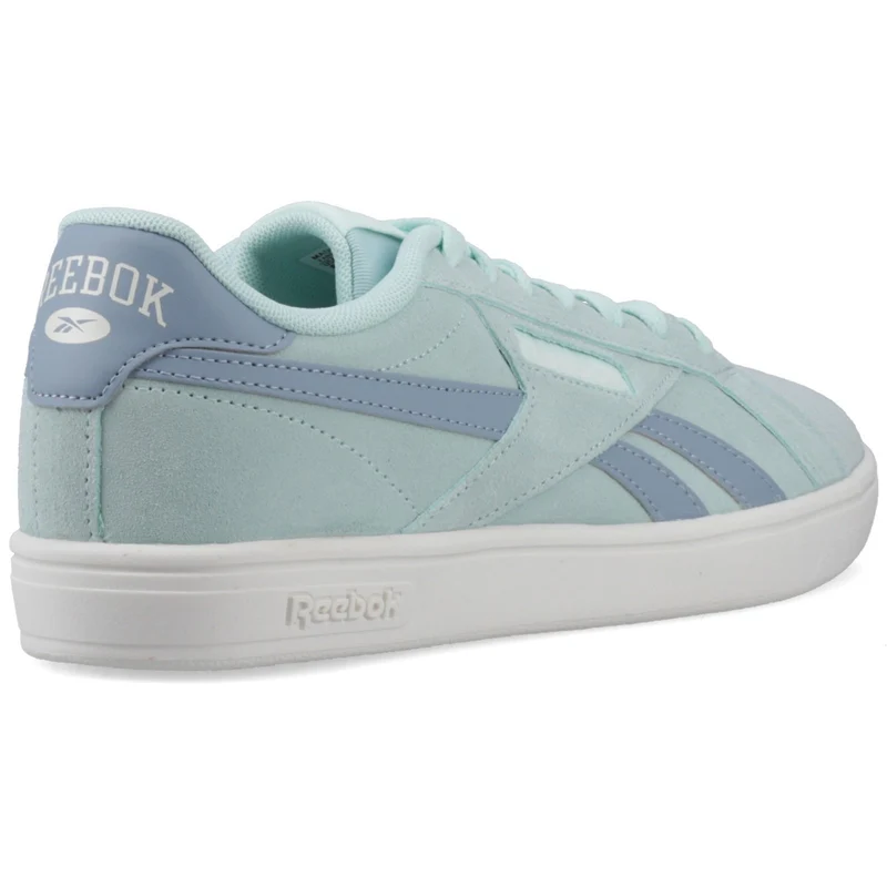 Reebok Damen-Retro-Sneaker Court | Glitch Aqua Leisure Blue Chalk