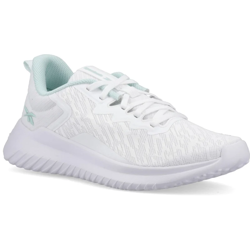 Reebok Fluxlite II Damen-Sneaker | Weiß mit Glitzer-Aqua
