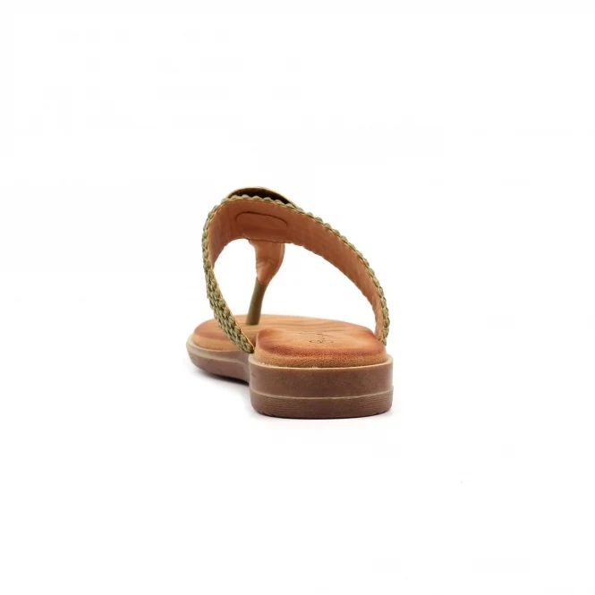 Lunar Fiona Fashion Damen-Sandalen zum Hineinschlüpfen | Khaki
