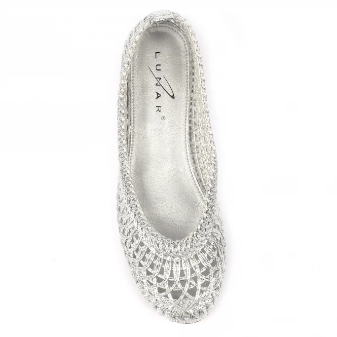 Lunar Damen-Slipper Keeley | Silber