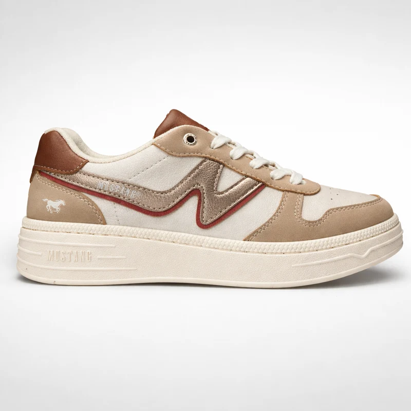 Mustang Damen-Sneaker | Beige Gold