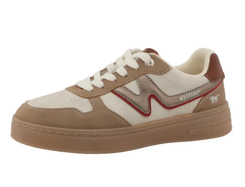 Mustang Damen-Sneaker | Beige Gold