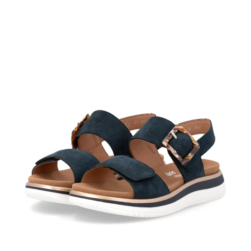 Remonte Damen-Keilsandalen | Blau