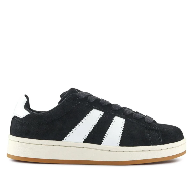 Suede Lace-Up Trainers - SUNCH41000 / 326 774 - Black
