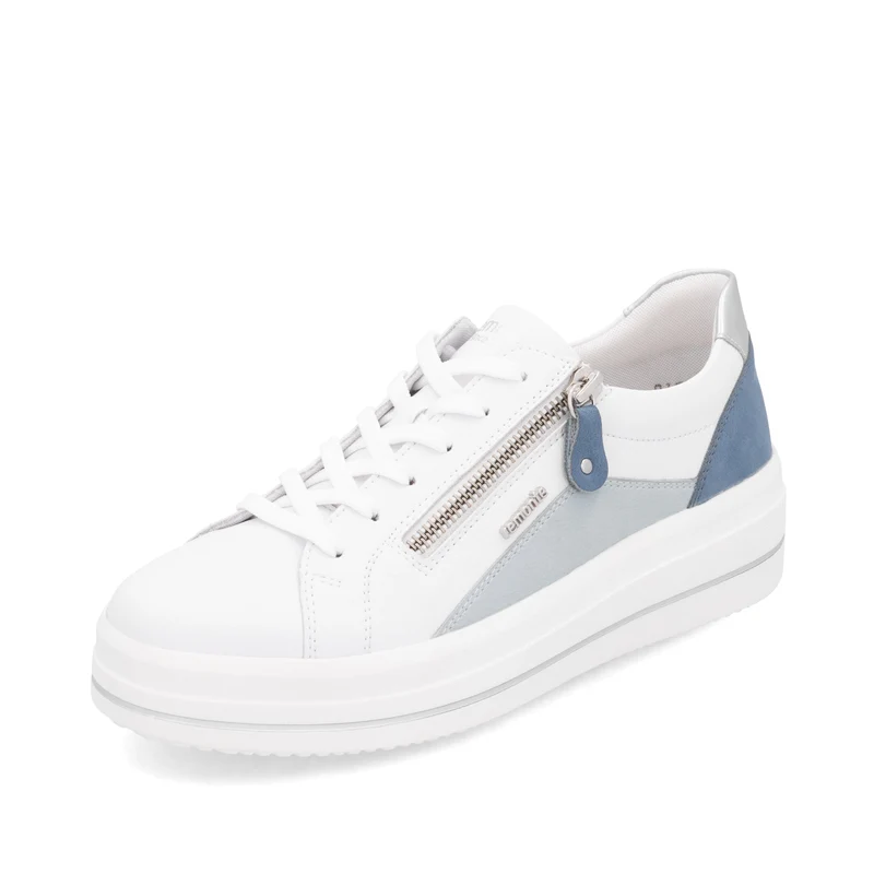 Remonte Damen-Sneaker | Weiß Blau