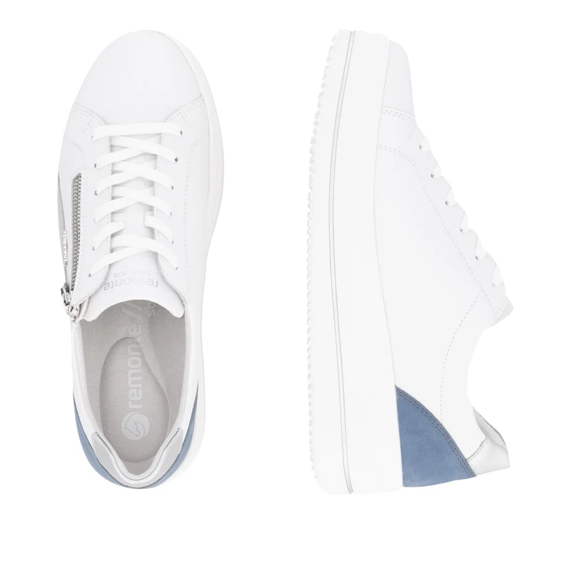 Remonte Damen-Sneaker | Weiß Blau