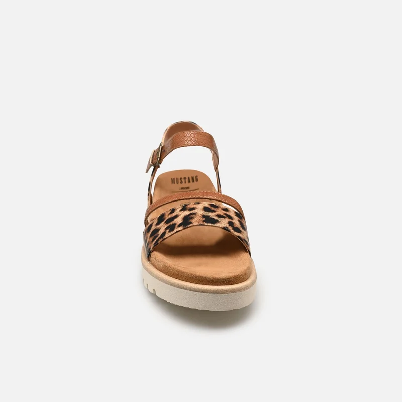Mustang Damenmode-Sandale | Sand