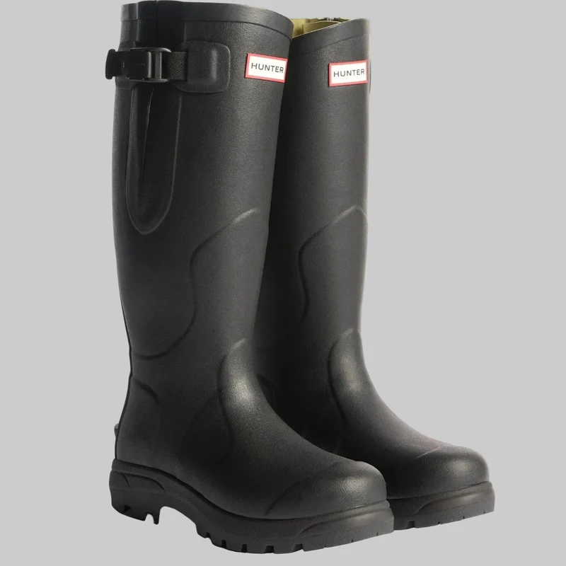 Hunter Damen-Balmoral-Mk-II-Stiefel | Schwarz