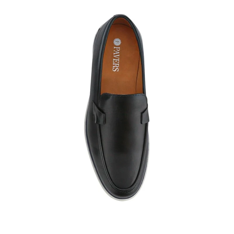 Smart All-Leather Loafers - SAKM41010 / 327 204 - Black
