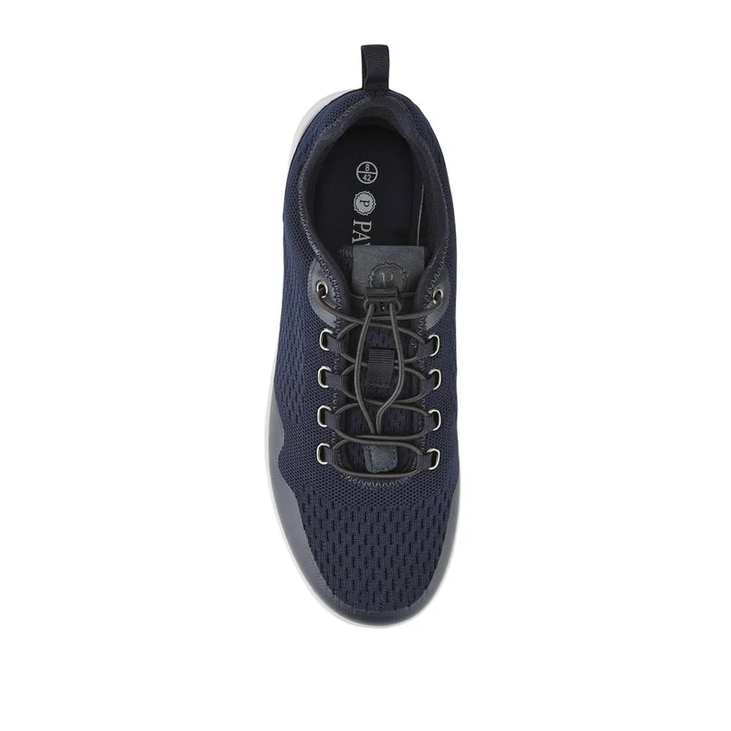 Bungee-Laced Memory Foam Shoes - BOJIE41027 / 327 404 - Navy