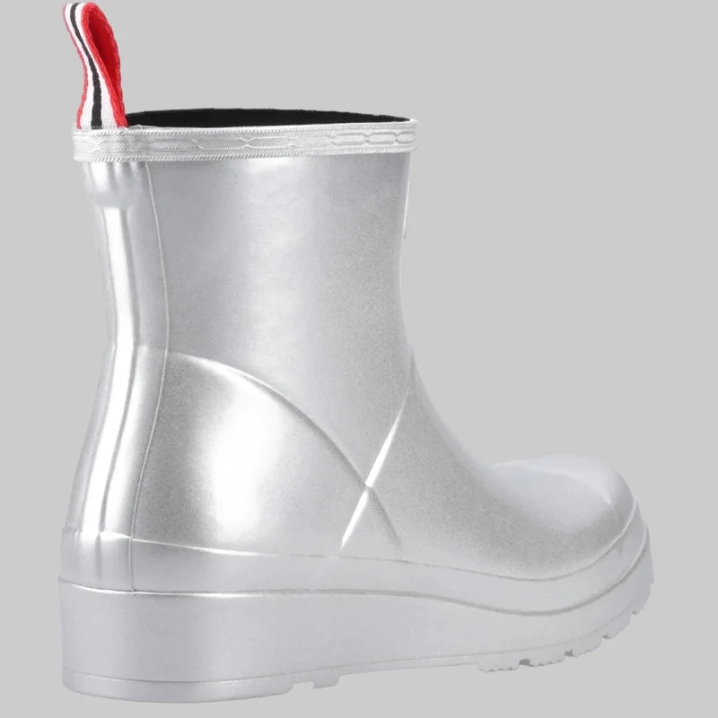 Hunter Damen-Stiefelette Metallic | Silber