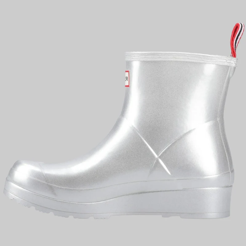 Hunter Damen-Stiefelette Metallic | Silber
