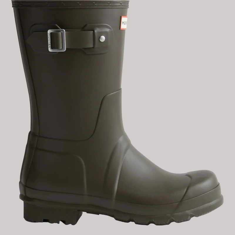 Hunter Originale Herren-Kurzgummistiefel | Schokoladenbraun