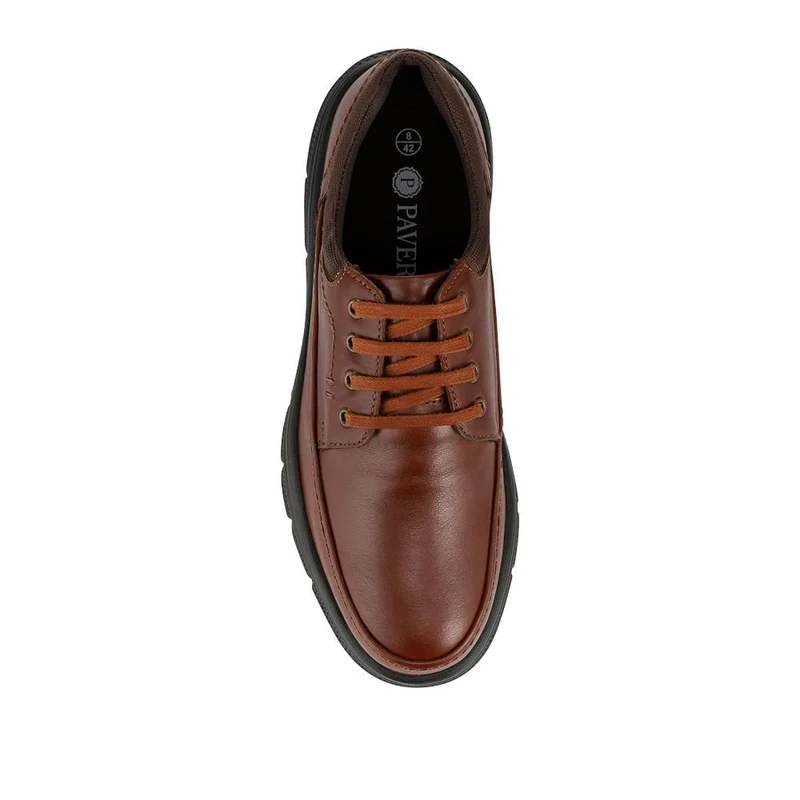 Casual Lightweight Lace Up Shoes - TEJ42001 / 328 342 - Tan