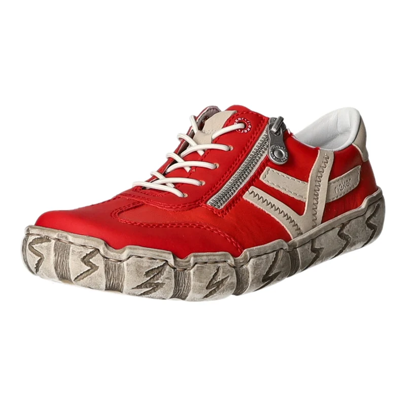 Rieker Slipper/Kletthalbschuh luftdurchlässig (durchbrochenes/geflochtenes Obermaterial)